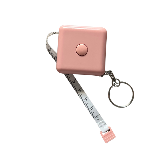 Mini Tape Measure KC - Pastel Pink