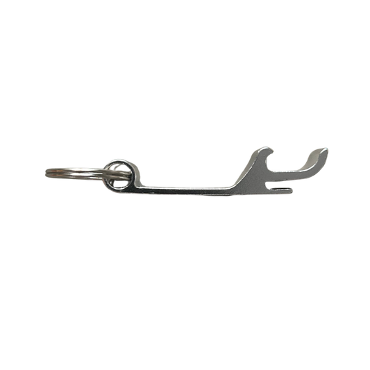 Bottle Opener Chrome KC - Silver
