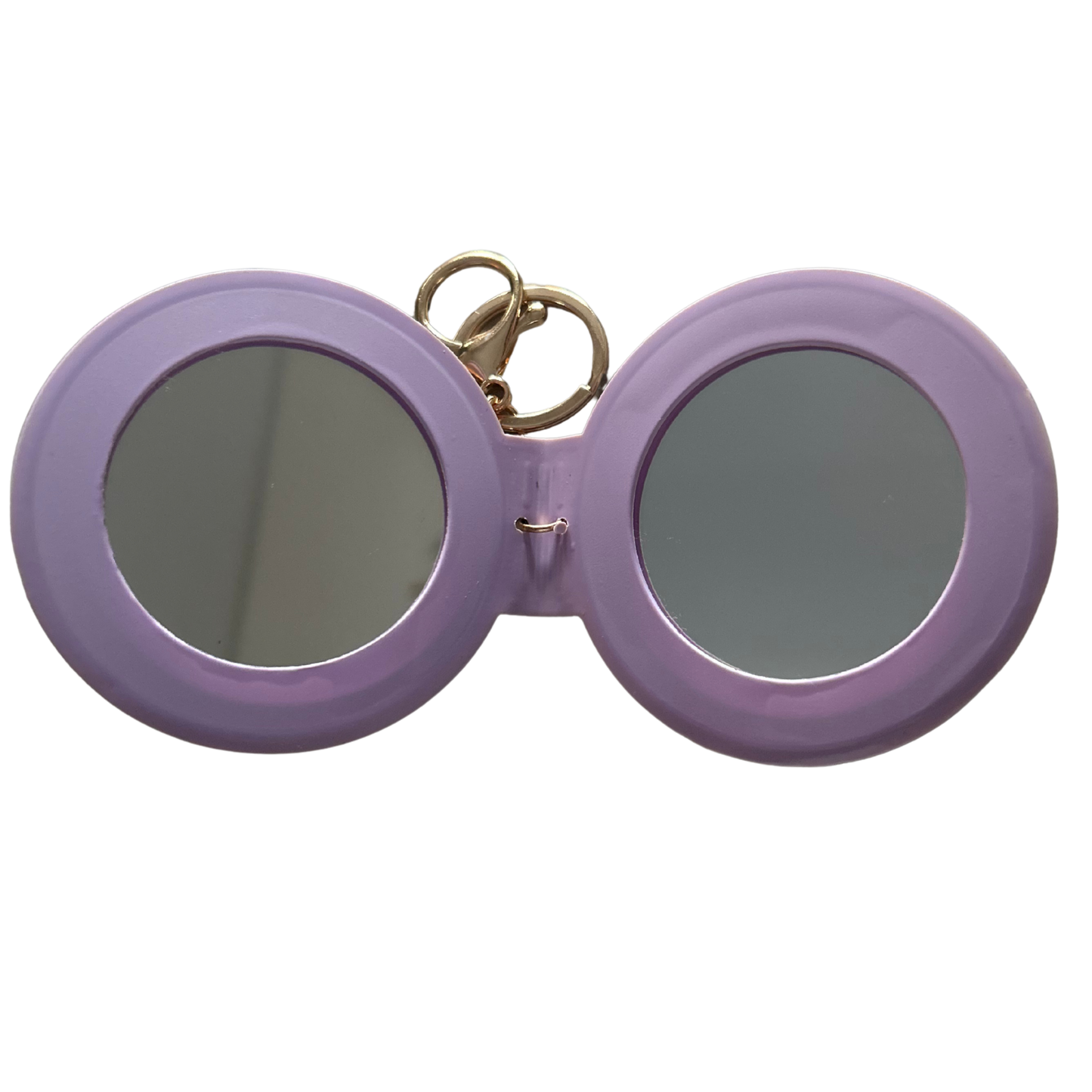 Cosmetic Mirror Double Round - Light Purple