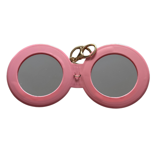 Cosmetic Mirror Double Round - Pink