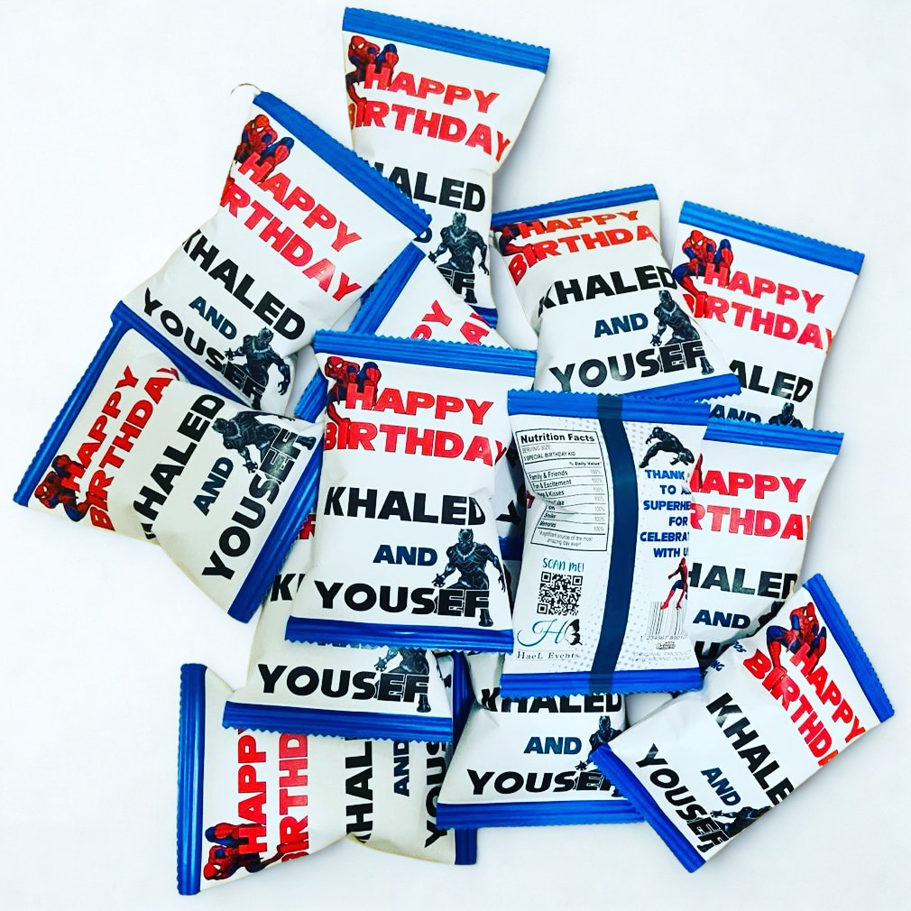 Personalized Chips Bags Barbie