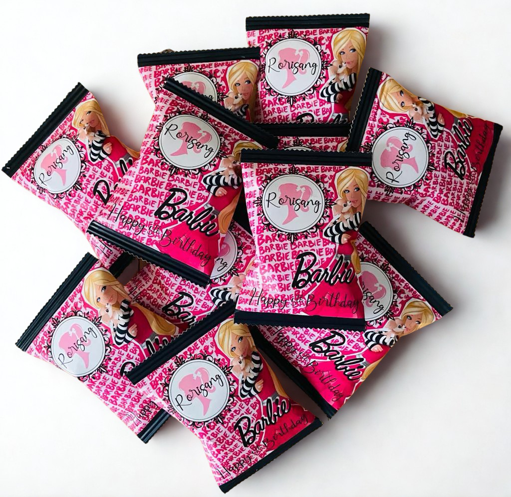 Personalized Chips Bags Barbie