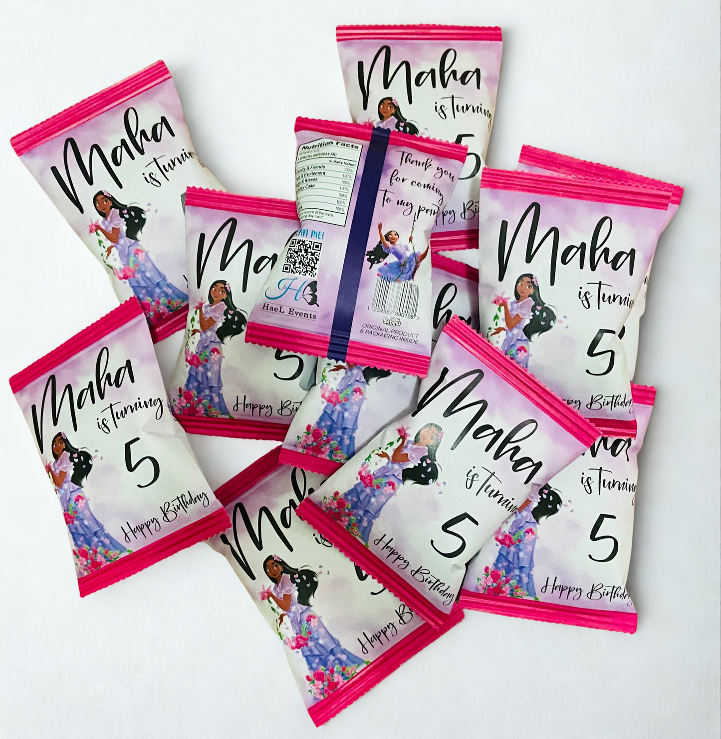 Personalized Chips Bags Barbie