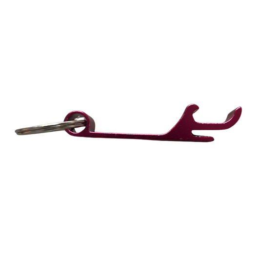 Bottle Opener Chrome KC - Hot Pink