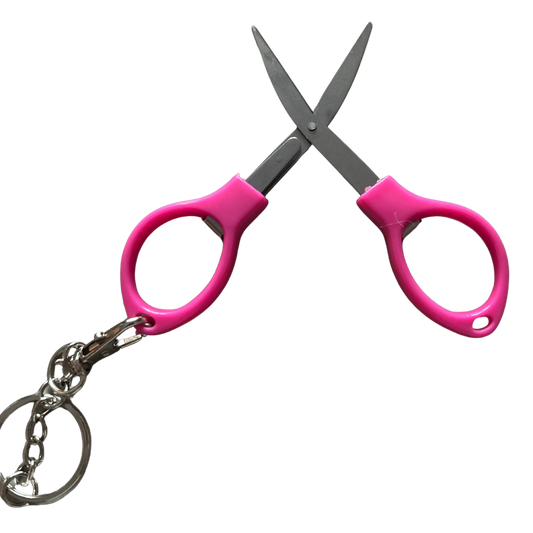 Folding Scissors KC - Hot Pink